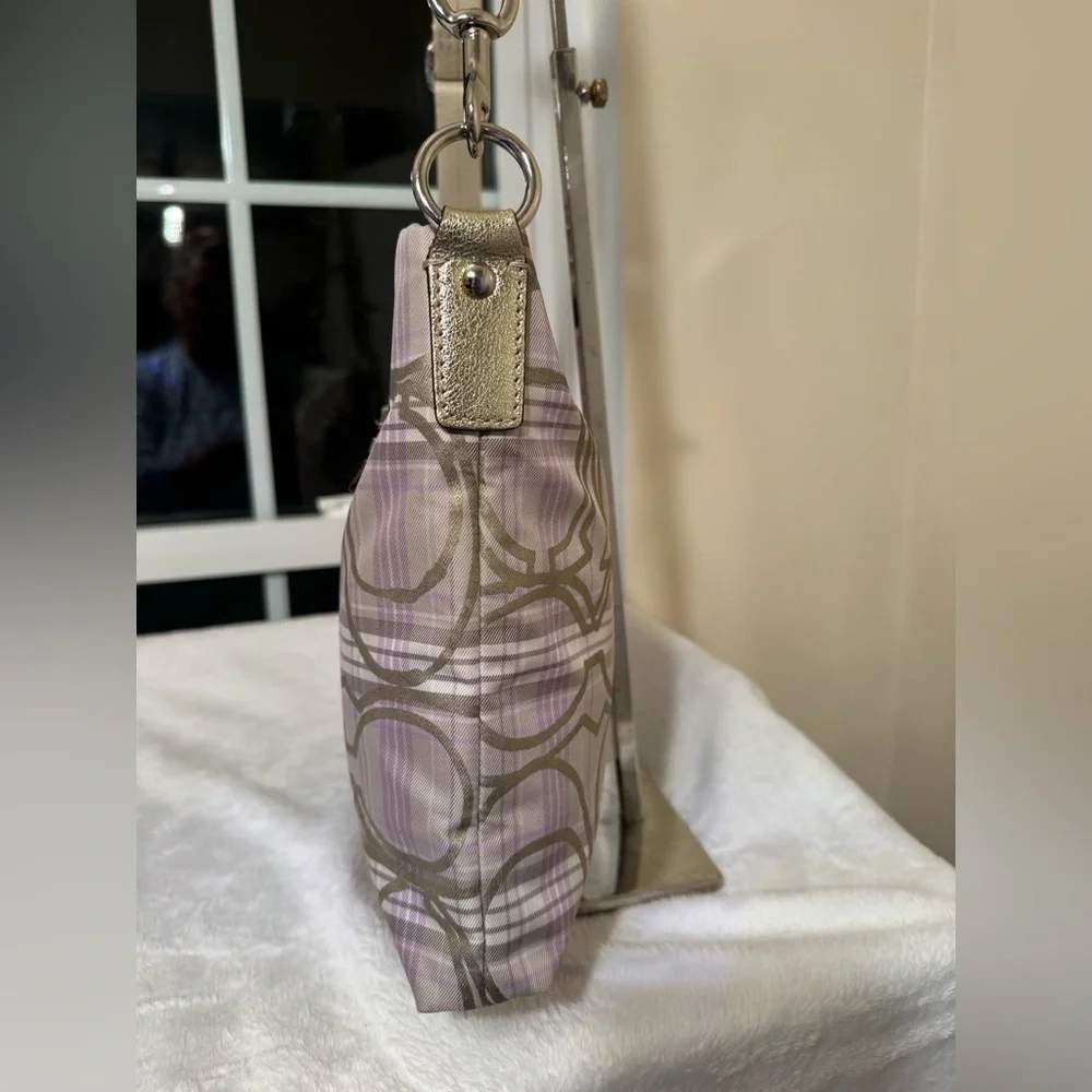 Coach Plaid Shoulder Bag - Picture 3 of 15